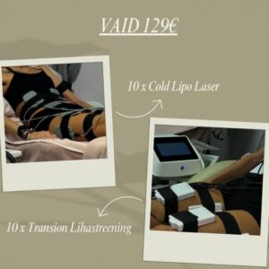 10 x Cold Lipo Laser + 10 x Transion Lihastreening